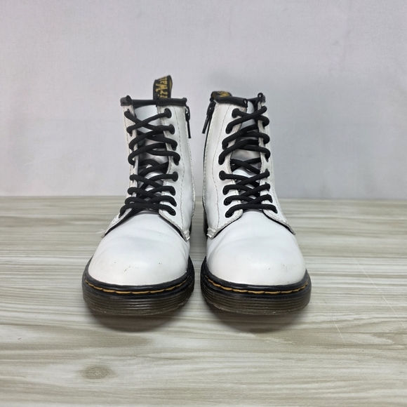 Dr. Martens Kids White Boots - Picture 3 of 8